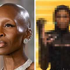 Cynthia Erivo's Wicked Red Carpet Optical Illusion Gown Had Hands Growing Out Of Its Shoulders, And ..