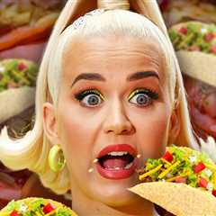 Katy Perry Gulps Down Tacos at Restaurant in Mexico