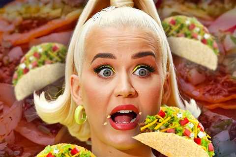 Katy Perry Gulps Down Tacos at Restaurant in Mexico