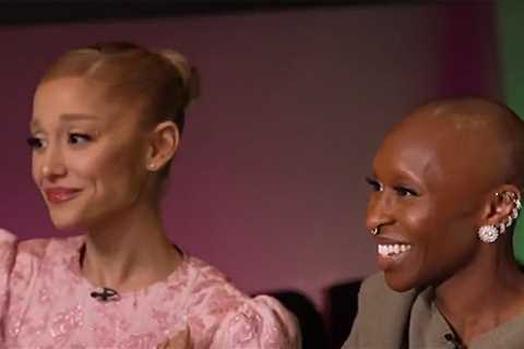 Ariana Grande, Cynthia Erivo Defend 'Crying' in 'Wicked' Press Tour Interviews