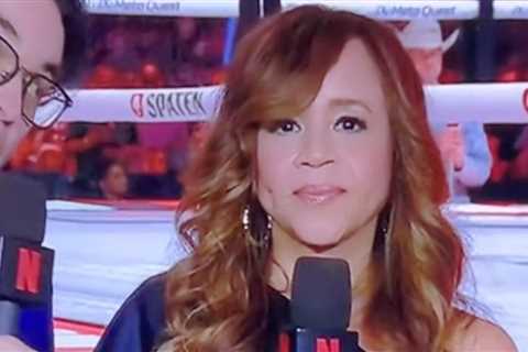 Rosie Perez's Face At The Mike Tyson Fight Is Seriously Taking Me Out