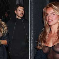 Brooks Nader Goes Braless While Sporting Eye-Popping See-Through Top