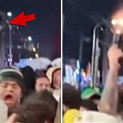 Eagles Fan Appears To Fire Off Gun Amid Chaotic NFC Championship Celebration