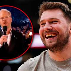 Jim Gaffigan Cracks Luka Doncic Trade Joke During Grammys