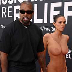 Kanye West and Bianca Censori Arrive at Grammys, Bianca Strips Naked on Carpet