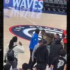 Travis Scott Yanked By Security After Clippers vs. Lakers Game