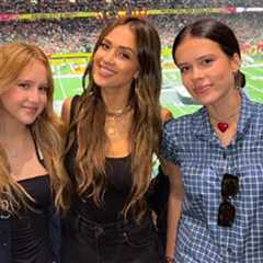 Jessica Alba Brings Daughters To Super Bowl LIX Amid Cash Warren Divorce