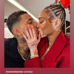 NBA star Kyle Kuzma and model Winnie Harlow reveal they’re engaged