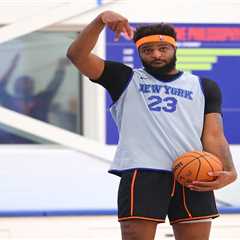 Knicks finally look whole at practice as Mitchell Robinson, OG Anunoby injury returns loom