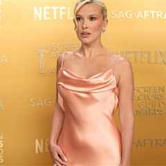 Slinky LV Dress Worn by Millie Bobby Brown at SAG Awards