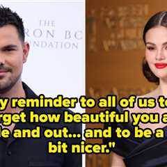 Taylor Lautner Publicly Defended Selena Gomez After Her SAG Awards Appearance Sadly Resulted In..