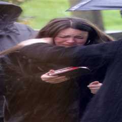 Heartbreaking scenes as Stacey Slater breaks down at Martin Fowler's funeral