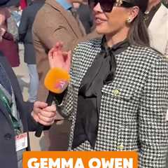 Gemma Owen baffles fans with 'posh' accent at horse racing event