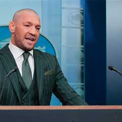 Conor McGregor Visits White House For Donald Trump's St. Patrick's Day Party