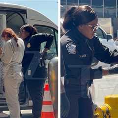 Alleged Illegal Aliens Handcuffed at LAX, Emotional Before Removal Flight