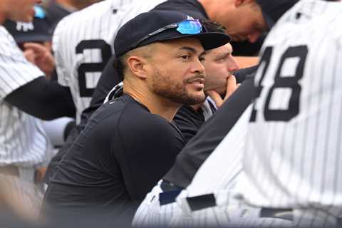 Yankees’ Giancarlo Stanton making progress from elbow injury but has to ‘catch up’