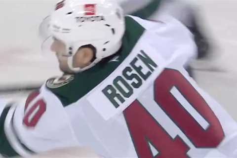 Former Ranger Mats Zuccarello honors Sam Rosen with pregame jersey
