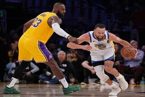 Stephen Curry propels Warriors past Lebron James’ Lakers in potential first-round playoff matchup