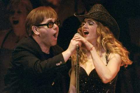 Madonna Is Happy to Report That She & Elton John Have Officially ‘Buried the Hatchet’