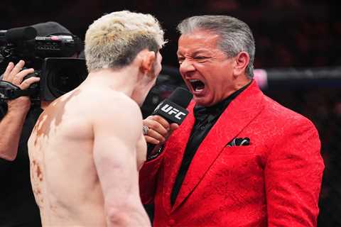 Ring announcer Bruce Buffer reveals future plans to The Post as iconic UFC career approaches 30..