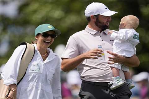 Scottie Scheffler and wife Meredith’s infant son steals show at 2025 Masters