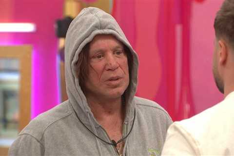 Mickey Rourke causes chaos on Celebrity Big Brother with homophobic slurs