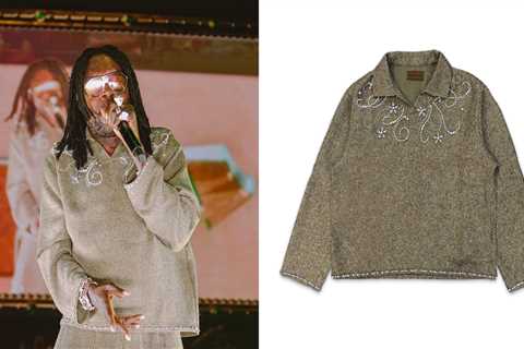 You Ask, We Answer!  Vybz Kartel Wears a Birth of Royal Child Embellished Sweater Pant Set While..