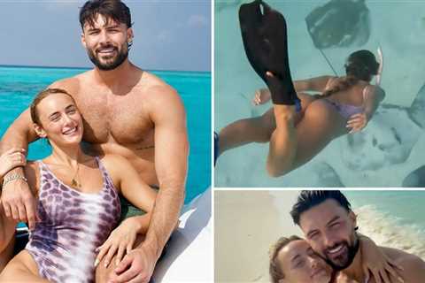 'Love Island' Stars Millie Court & Liam Reardon Dive Deep in the Maldives