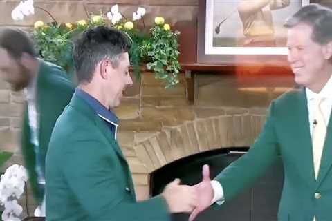 Why Scottie Scheffler made bizarre Masters exit after giving Rory McIlroy green jacket