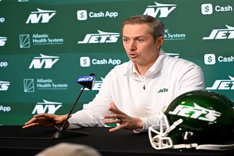 Jets GM Darren Mougey ducks Aaron Rodgers question about QB’s scathing attack on team