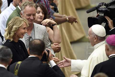 Sting, Katy Perry, J Balvin & More Artists Who Met Pope Francis