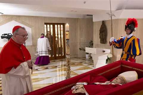 Vatican Releases Images of The Late Pope Francis in Open Coffin
