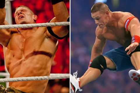 John Cena Shirtless Wrestling Shots to Punch Up His 48th Bday!
