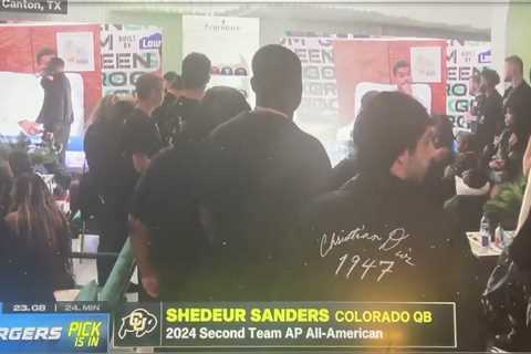 Sad scenes at Shedeur Sanders’ 2025 NFL Draft party as QB crashes out of first round