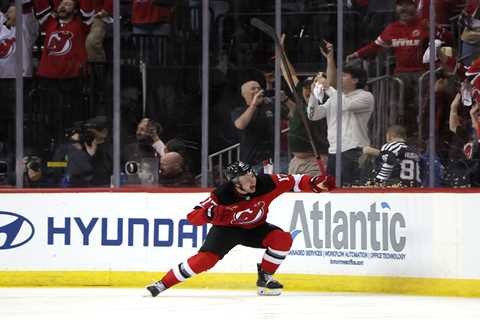 Simon Nemec lifts Devils over Hurricanes in Game 3 double overtime to trim series deficit