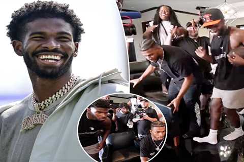 Shedeur Sanders dances during lively celebration in viral video after NFL draft wait ends