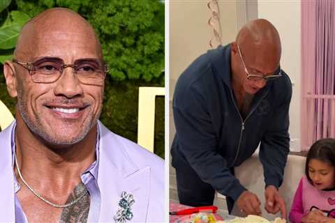 Dwayne Johnson Posted An Adorable Video From His 7-Year-Old Daughter's Totally “Normal” Birthday..