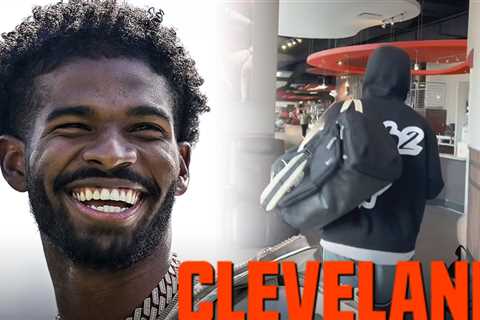 Shedeur Sanders Arrives in Cleveland Following NFL Draft Slide