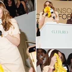 Chloe Fineman Deeply Inhales Walton Goggins' Speedo at Magazine Event
