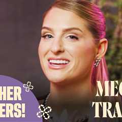 Meghan Trainor Gives Flowers to Her Mom, Talks Playing on a Youth Football Team | Women in..