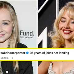Sabrina Carpenter Seemingly Made A Joke About Her Cringeworthy Digital Footprint In Her Birthday..
