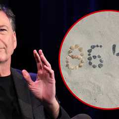 James Comey Posts '8647' in Seashells, Accused of Threatening Donald Trump