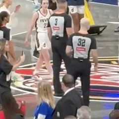 Caitlin Clark hounds referee after controversial no-call dooms Fever in Liberty loss