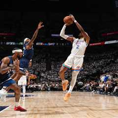 Thunder bounce back from blowout to beat Timberwolves in Game 4 thriller, move within win of NBA..