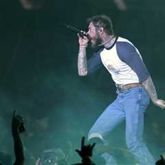 Post Malone Brings Out NBA Legend Allen Iverson for ‘White Iverson’ Performance in Philadelphia