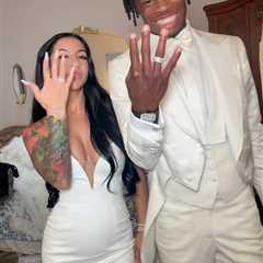 Travis Hunter peels back curtain on lavish wedding to Leanna Lenee in heartfelt post