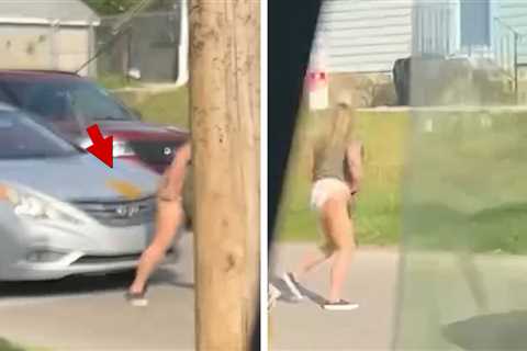 Pennsylvania Woman Poops on Car Hood in Road Rage Incident, on Video