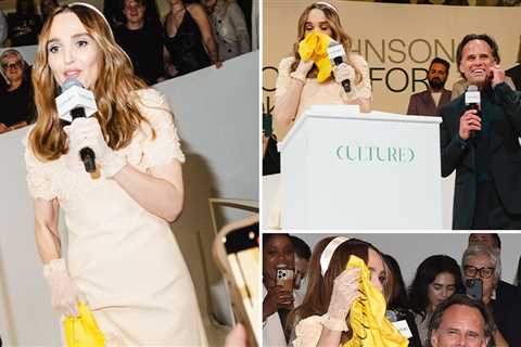 Chloe Fineman Deeply Inhales Walton Goggins' Speedo at Magazine Event