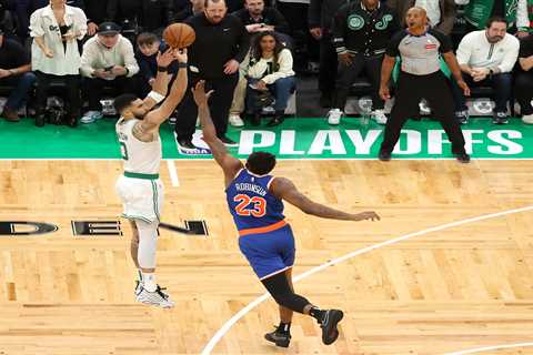 Knicks benefit from Celtics’ historically bad 3-point shooting