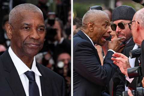 After Denzel Washington Was Filmed Having An Uncomfortably Tense Exchange With A Disrespectful..